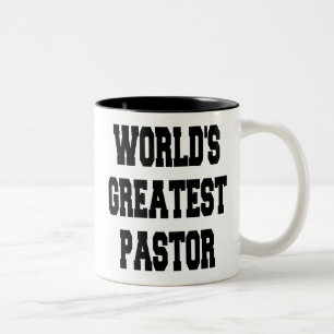 Weltbester Pastor Zweifarbige Tasse