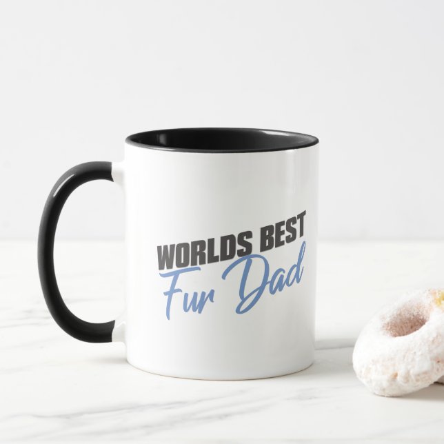 Weltbester Pelzvati Tasse (Mit Donut)