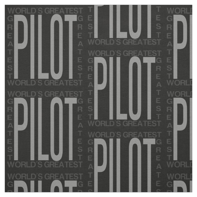 Weltbester Pilot Stoff (Muster)