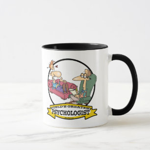 WELTBESTER PSYCHOLOGIST MÄNNER CARTOON TASSE