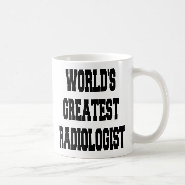 Weltbester Radiologe Kaffeetasse (Rechts)
