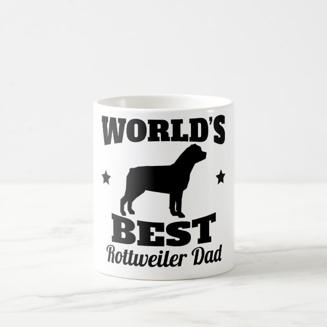 Weltbester Rottweiler Vater Tasse (Mittel)