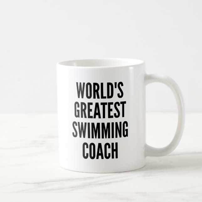 Weltbester Schwimmlehrer Tasse (Rechts)