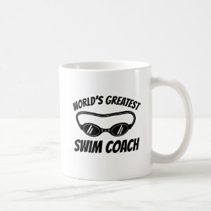 Weltbester Schwimmtrainer Kaffeetasse Geschenk