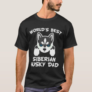 Weltbester sibirischer Husky-Vater 45 T-Shirt