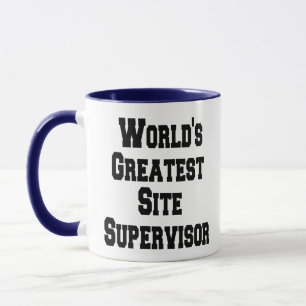 Weltbester Site Supervisor Tasse