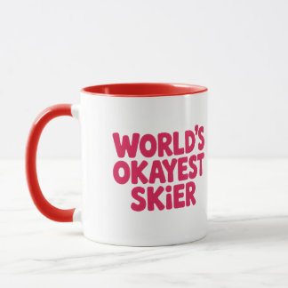 Weltbester Skifahrer Funny Ski-Tasse Tasse