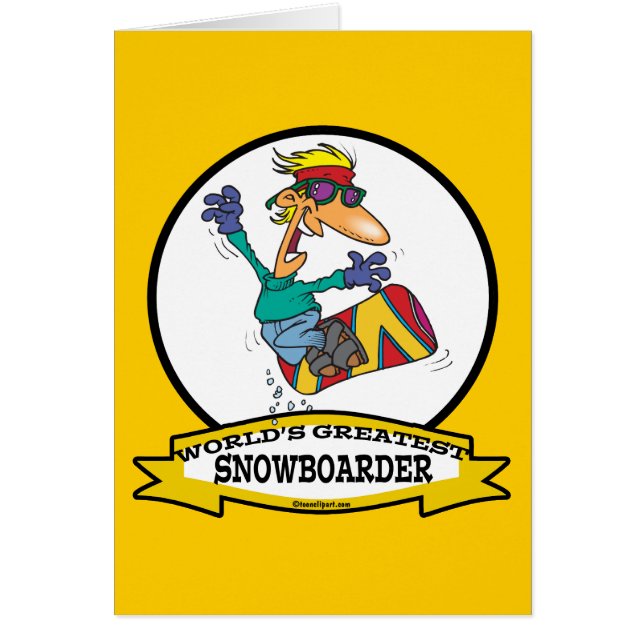 WELTBESTER SNOWBOARDER-CARTOON (Vorne)