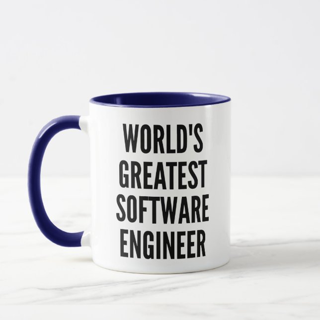 Weltbester Software-Engineer Tasse (Links)