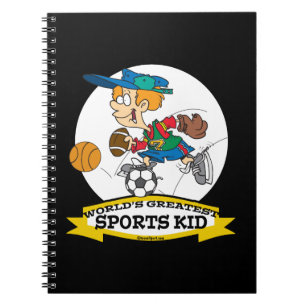 WELTBESTER SPORTKIND CARTOON NOTIZBLOCK