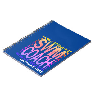 Weltbester Swim Coach Notizblock