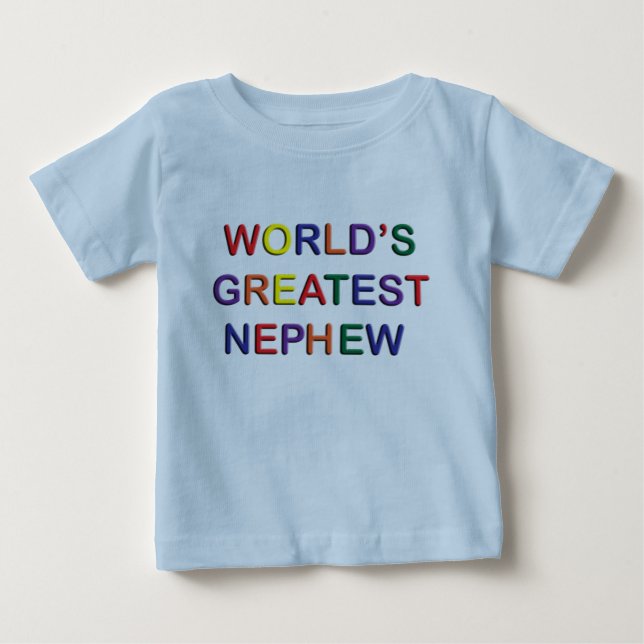 Weltbester T - Shirt Nephew Säugling (Vorderseite)