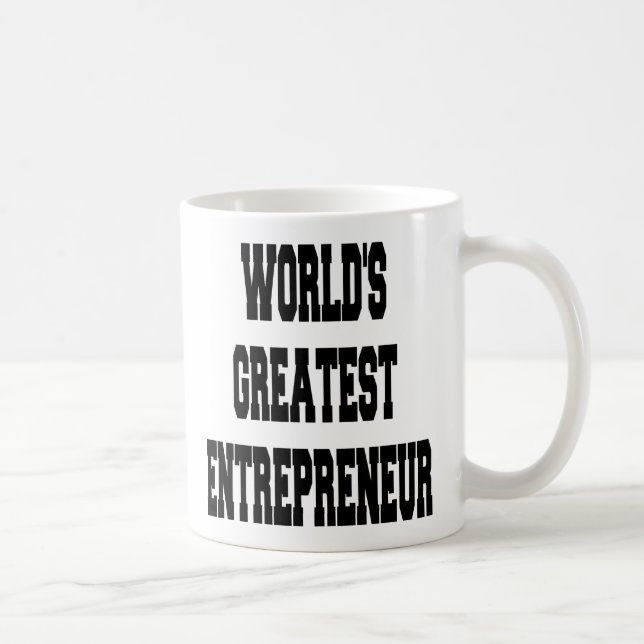 Weltbester Unternehmer Kaffeetasse (Rechts)