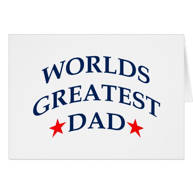 Weltbester Vater (Vorderseite (Horizontal))