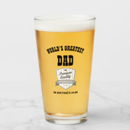 Weltbester VATER - BIER-Geschenke für ihn PINT Glas