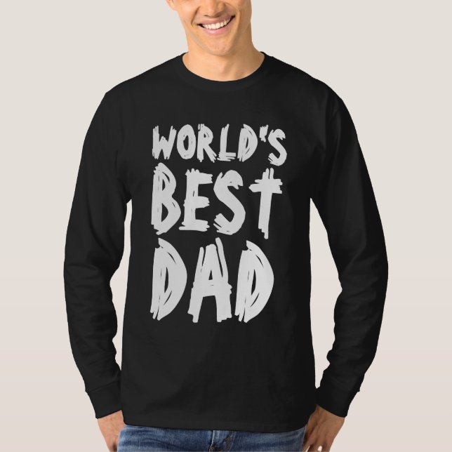 WELTBESTER VATER Langärmelige T - Shirt (Vorderseite)