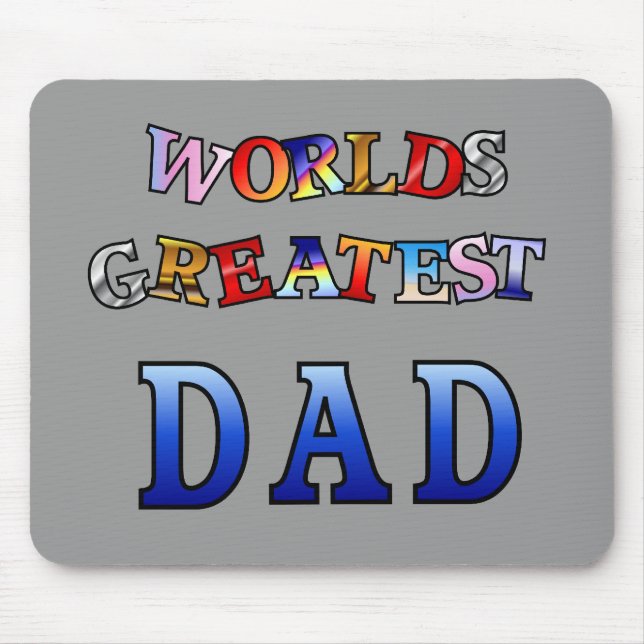 weltbester Vater Mousepad (Vorne)