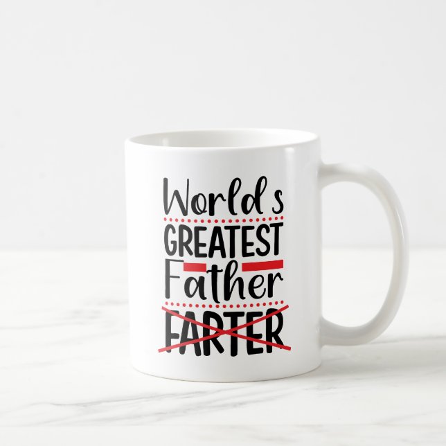Weltbester Vater Tasse Geschenk für Vater (Rechts)