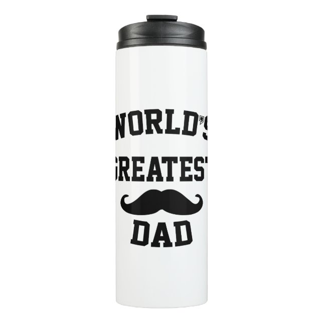 Weltbester Vater Thermosbecher (Vorderseite)