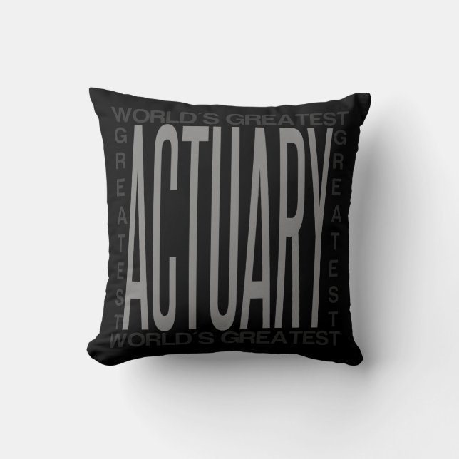 Weltbester Versicherungsmathematiker Kissen (Vorderseite)