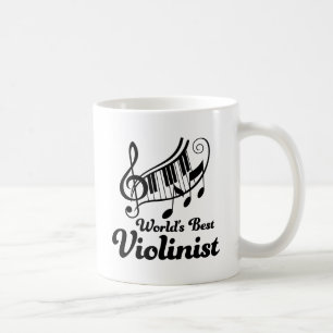 Weltbester Violinen-Spieler oder Violinist Kaffeetasse