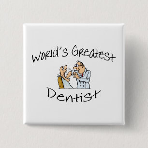 Weltbester Zahnarzt-offenes breites Button