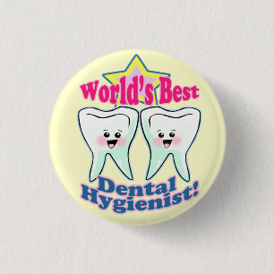 Weltbester Zahnarzthelfer Button