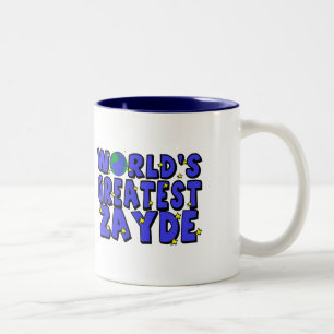 Weltbester Zayde Zweifarbige Tasse