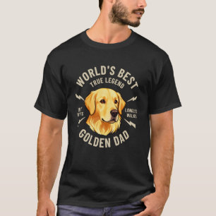 Weltbestervater für Golden Retriever T-Shirt