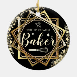 Weltbestes Baker-Whisky Keramik Ornament