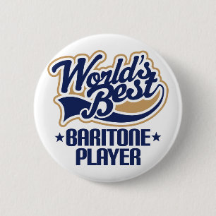 Weltbestes Bariton-Spieler-Geschenk Button