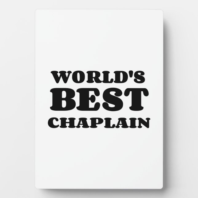 WELTBESTES CHAPLAIN FOTOPLATTE (Vorderseite)