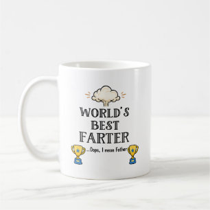 Weltbestes Fürz-Tasse Geschenk für Papa Vatertag Kaffeetasse