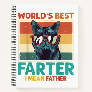 Weltbestes Fürzender Ich meine Vater T-Shirt Beste Notizbuch