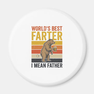 Weltbestes Furzer Lustiger Vater Bär Magnet