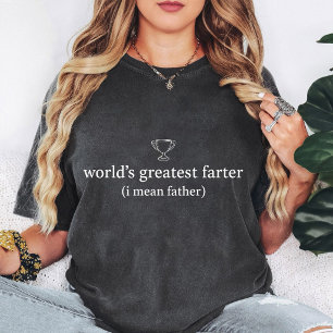 Weltbestes-Furzer-Lustiger-Vater-Trophäe-Geschenk T-Shirt