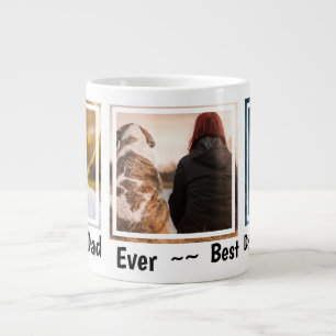 Weltbestes Hund-Vater-Foto für Personalisierte Hau Jumbo-Tasse