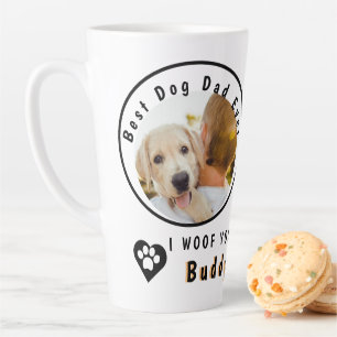 Weltbestes Hund-Vater-Foto für Personalisierte Hau Milchtasse