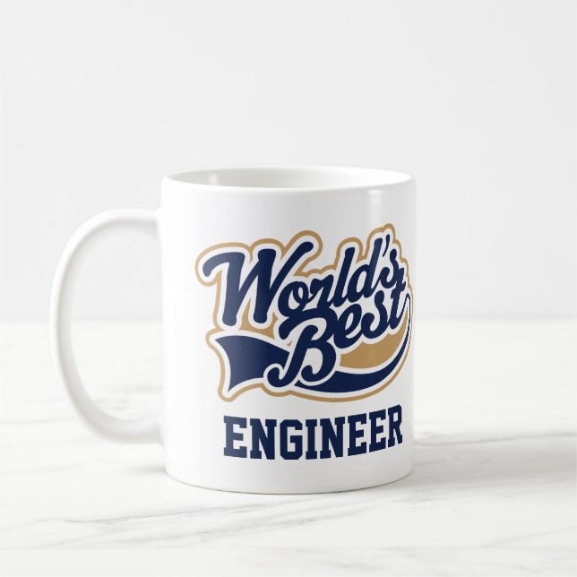 Weltbestes Ingenieurgeschenk Kaffeetasse (Links)
