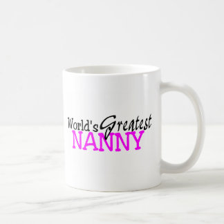 Weltbestes Kindermädchen-Rosa-Schwarzes Tasse