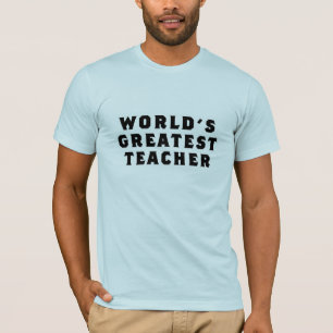 Weltbestes Lehrer Grafik Apparel T-Shirt