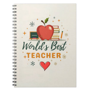 Weltbestes Lehrergeschenk zur Würdigung Notizblock