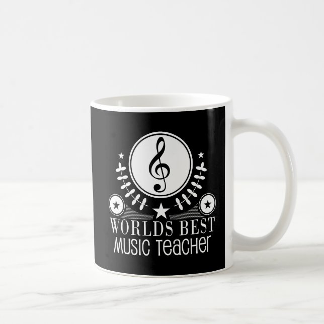 Weltbestes Musik-Lehrer-Geschenk Kaffeetasse (Rechts)