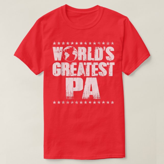 Weltbestes Pa TBest Ever Award-T-Shirt T-Shirt (Design vorne)