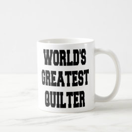 Weltbestes Quilter Kaffeetasse