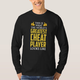 Weltbestes Schummelspieler Kartenspiel T-Shirt