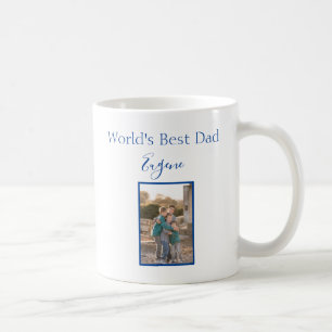 Weltbestes Vater-Foto-kundengerechter Rahmen Kaffeetasse