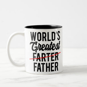 Weltbestes Vatervater-Tagesgeschenk Zweifarbige Tasse