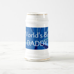 Weltbestes Vati-Bier Stein Bierglas
