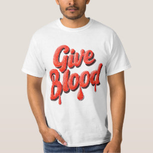 Weltblutspender-Tag-Geburt-Text für die Öffentlich T-Shirt